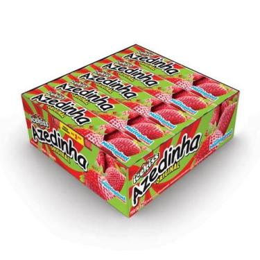 Imagem de Drops Bala Azedinha Morango Mastigável Display 15 un Cory