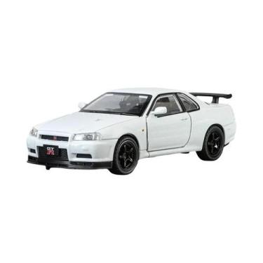 Imagem de Modelo De Carro De Corrida Em Metal Fundido Nissan GTR R34 Skyline 1:3