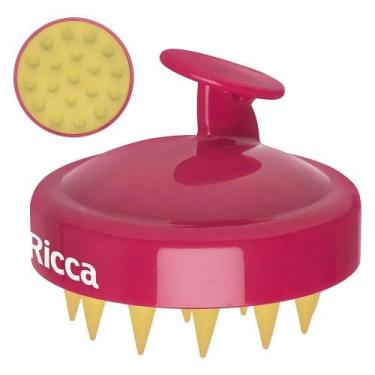 Imagem de Ricca Escova Massageadora Couro Cabeludo Shampoo Brush