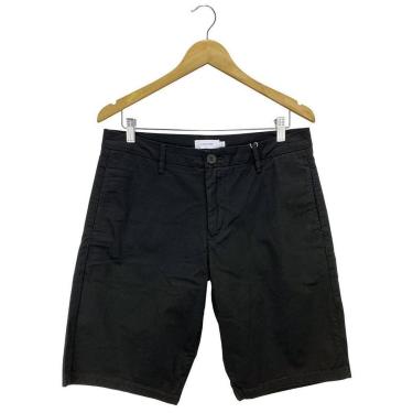 Imagem de Bermuda Calvin Klein Chino Essentials Preta Masculina-Masculino