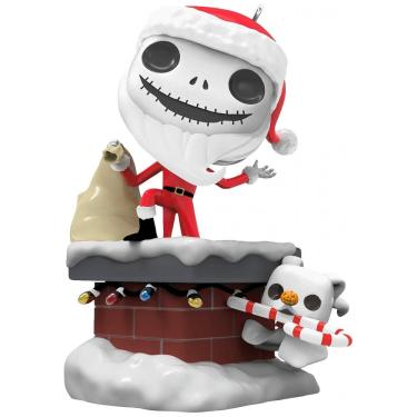Imagem de Enfeite de Natal Hallmark Keepsake Disney Tim Burton Jack Skellington e Zero Funko POP!, Plástico, 7,5x7,4x5,5 cm