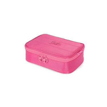 Imagem de Estojo Box Juvenil Médio 100 pens Náilon Matelassê Barbie-Feminino