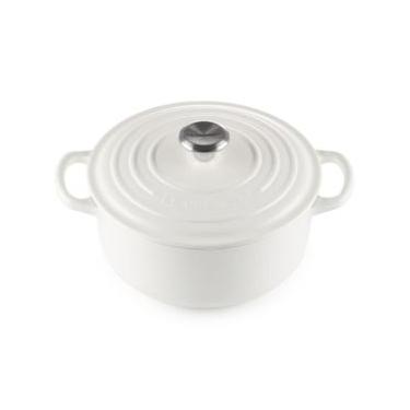 Imagem de PANELA REDONDA LE CREUSET SIGNATURE 22CM EM FERRO FUNDIDO ESMALTADO COTTON 21177224314430