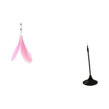 Imagem de Varinha Interativa Para Gatos Resistente a Mordidas Com Sino, Pena, Ha