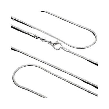 Imagem de Colar De Corrente Serpente Em Prata Esterlina 2MM 16-30 Polegadas 1/5/