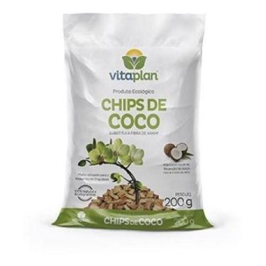 Imagem de Chips De Casca Coco Natural E Ecológico (200g) VITAPLAN