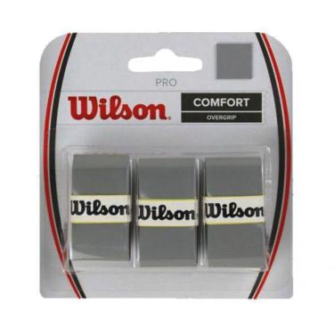 Imagem de Overgrip Wilson Pro Cinza -  3 Unidades