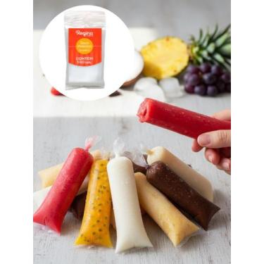 Imagem de Saco Geladinho Chup Chup Gourmet C/100un Plástico 24x4cm - CRG Festas