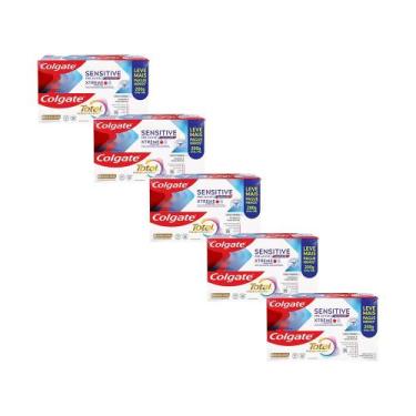 Imagem de Kit 5 Pack Creme Dental Colgate Total Original Mint Prevenção Ativa 90