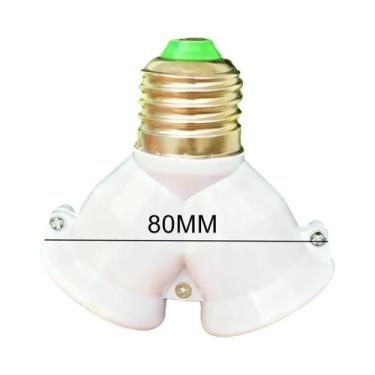 Imagem de Adaptador Divisor De Soquete De Lâmpada LED E27 Versátil 2 Em 1 a 7 Em
