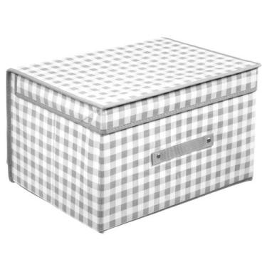 Imagem de Caixa Cesto Organizador Dobrável Multiuso Brinquedos Roupas - PGB, Esc