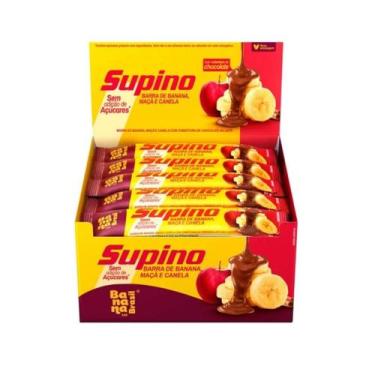 Imagem de Barra Supino Frutas Zero Banana Maça E Canela 20x24g
