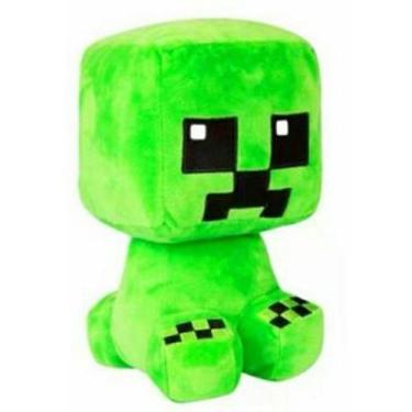 Imagem de Pelúcia Steve Jogo Game Geek Minecraft - ( Aldeão Zumbi ) - sem marca,