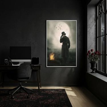 Imagem de Quadro Decorativo Exú Rei das Sete Encruzilhadas - 70x50cm
