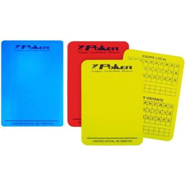 Imagem de Cartão Futsal Poker Arbitro Oficial