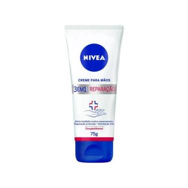 Imagem de Creme Mãos Hidratação Reparação 3 em 1 75g  Nívea - Beiersdorf, 75g