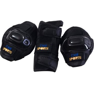 Imagem de Kit Belfix Radical Proteção C/ Capacete Eps Com Blister-Feminino