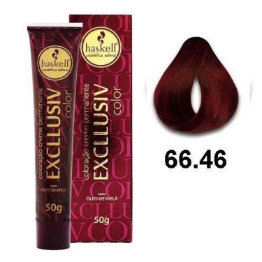 Imagem de Coloração Creme Haskell  66.46 Vermelho Especial Cereja 50g