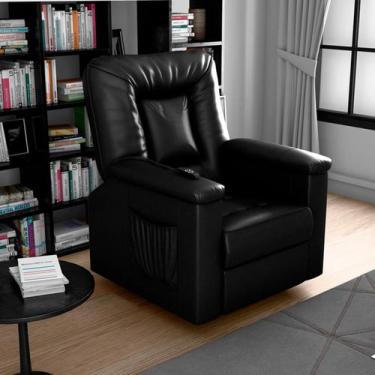 Imagem de Poltrona Do Papai Reclinável Elétrica Sintetico Porshe Matrix, SINTETI