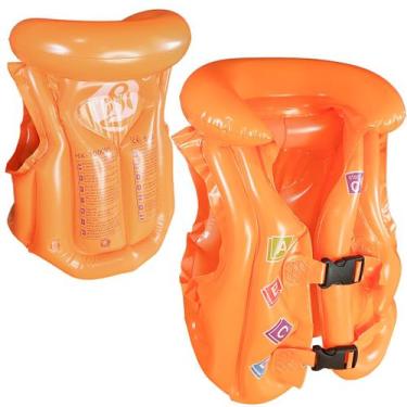 Imagem de Colete Inflável Infantil Com Bola Para Piscina Segurança E Lazer Aquát
