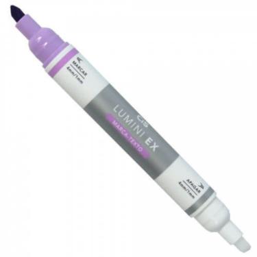 Imagem de Marca Texto Apagável Cis Lumini Ex Roxo com Ponta Branca para Apagar Destaques 1 Unidade Roxo