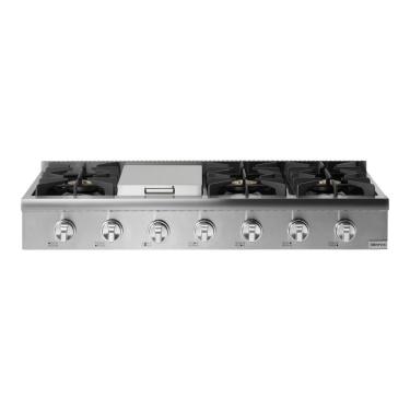 Imagem de Rangetop A Gás Benmax 122cm 6 Queimadores + Chapa Inox 110V RTOP06BG122S