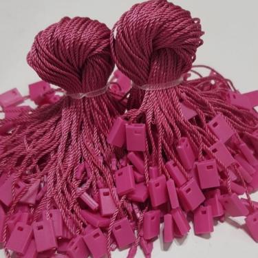 Imagem de Lacre de Autenticidade para Tags e Etiquetas com Trava Interna Antiviolação Rosa 500 Un...