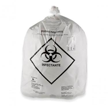 Imagem de Saco para Lixo Hospitalar Infectante 50l C-100 Embalac para Descarte de Resíduos em Amb...
