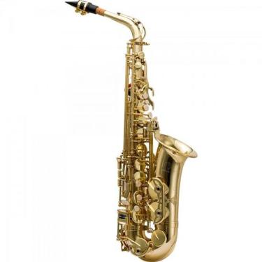Imagem de Saxofone Alto EB HAS-200L com Afinação em Eb e Ótima Projeção Sonora Dourado Harmonics