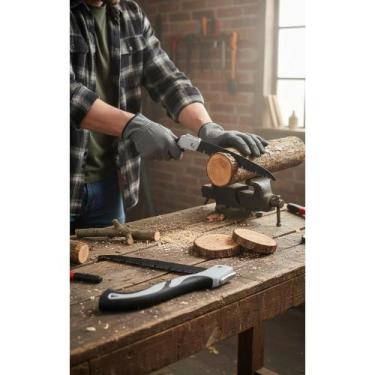 Imagem de Serra Dobrável Aço Carbono 18cm - Poda Precisa e Fácil - Congratulatio