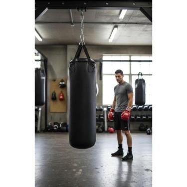 Imagem de 2x Saco Pancada Profissional PU 90cm - Preto - Congratulations Store