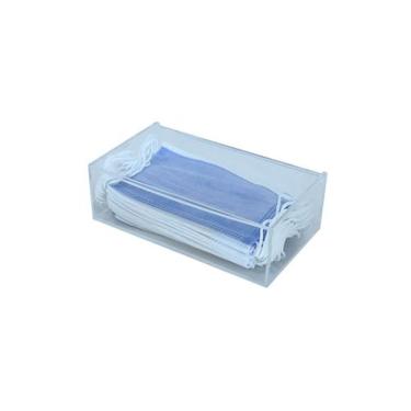 Imagem de Caixa Organizadora para Máscaras em Acrílico com Tampa, ideal para org
