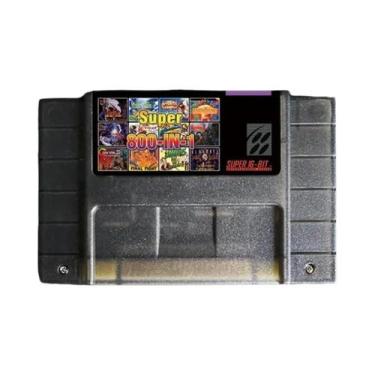 Imagem de Cartucho De Videogame pro 800 Em 1 Para SNES 16 Bit Super Nintendo Eve