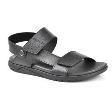 Imagem de Sandália Br Sports Masculina Tiras Ajustáveis Comfort Preta-Masculino