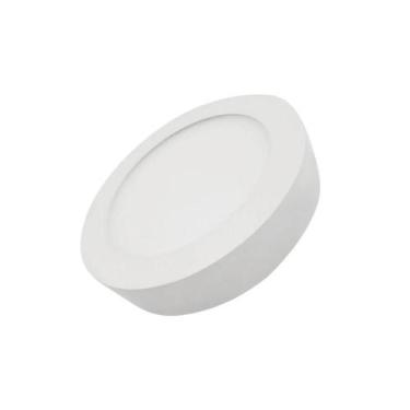 Imagem de Plafon Painel Led Sobrepor 24W 2700k Bivolt Redondo Ourolux