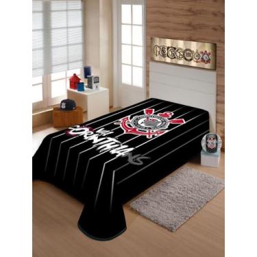 Imagem de Cobertor Corinthians Casal Raschel - Jolitex