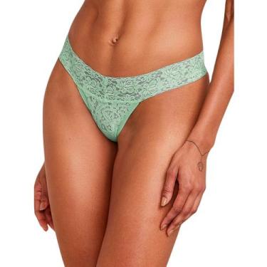 Imagem de Calcinha Fio Dental Em Renda 3773 - Hope, Verde suave, EG