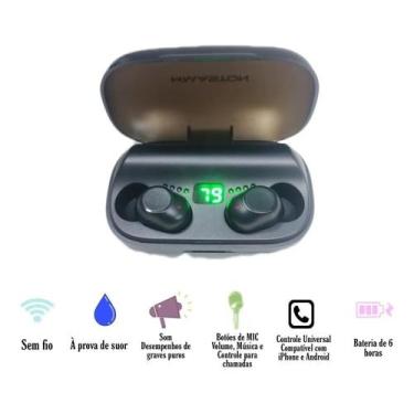 Imagem de Fone De Ouvido Sem Fio Ly 127 Bluetooth 5.1 P Bank Preto - xdoria