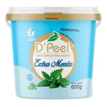 Imagem de Cera depilatória morna extra menta d'peel 600g