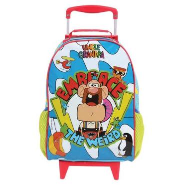 Imagem de Mochilete uncle grandpa 49129 - Titio Avô Cartoon Network, Azul