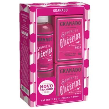 Imagem de Kit Sabonete Glicerina Rosa - Granado