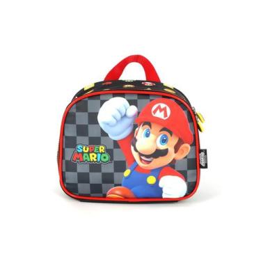Imagem de Lancheira Termica Super Mario LA42553MO Luxcel Cor:Preto