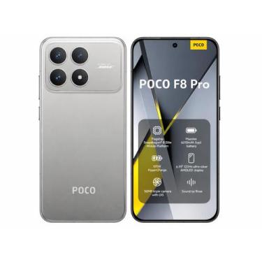 Imagem de Smartphone Celular Xiaomi POCO F8 Pro 512GB, 12GB RAM, Android 15, 5G,