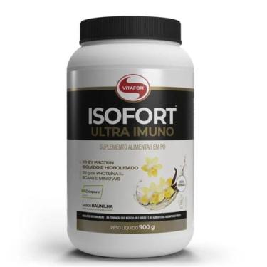 Imagem de Proteína Isolada Isofort Ultra Imuno 900gr - - Vitafor, Baunilha