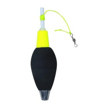 Imagem de Boia Torpedo Bombinha CL Pesca 22g 90% EVA Alta Sensibilidade, Amarelo