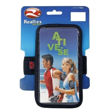 Imagem de Braçadeira de celular - Realtex 0995, Preto