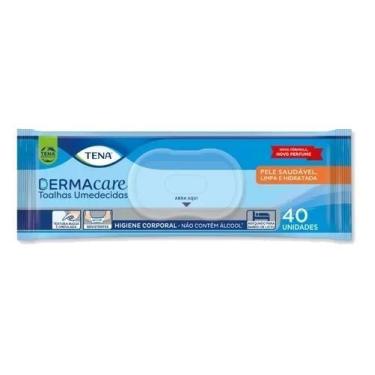 Imagem de Lenço Umedecido Adulto Tena Dermacare 40unids