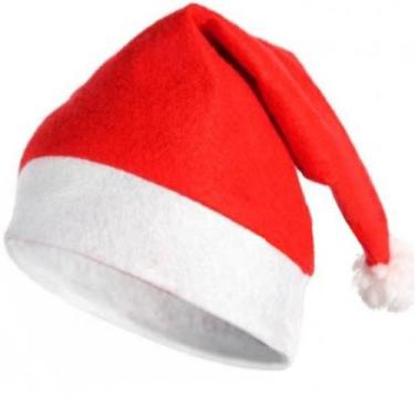 Imagem de Touca Gorro de Papai Noel Mamãe Noel Vermelho Natal - RIO MASTER