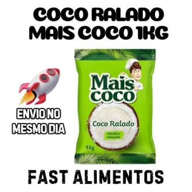 Imagem de Coco fino umido adocado 1.000 kg pacote mais coco