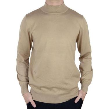 Imagem de Blusa Masculina Broken Rules Tricot Cáqui - 5902, Bege, GG